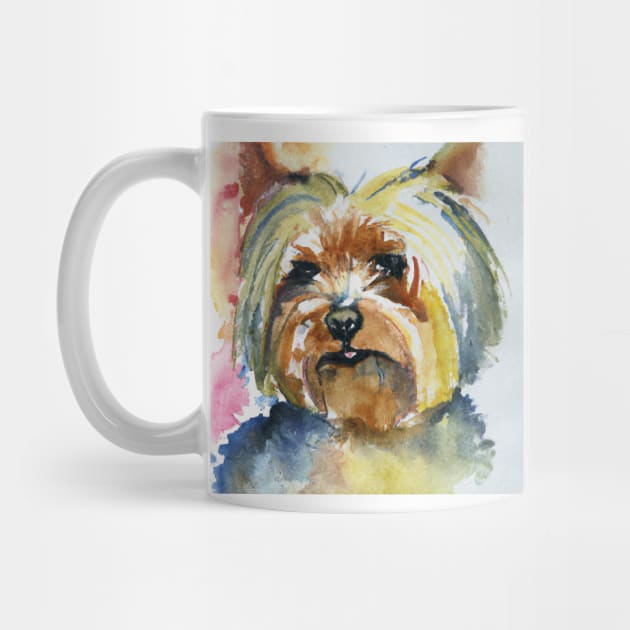 Yorkshire Terrier Watercolor - Gift For Dog Lovers by Edd Paint Something